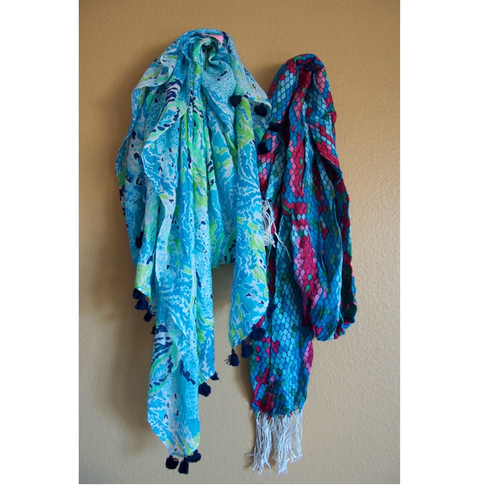 Lilly Pulitzer Murfee Scarves NWOT